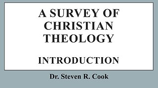Intro to Survey of Theology