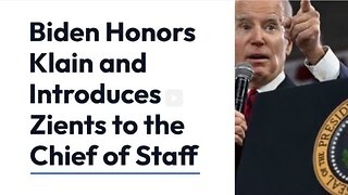 Biden Honors Klain and Introduces Zients to the Chief of Staff Transition Ceremony