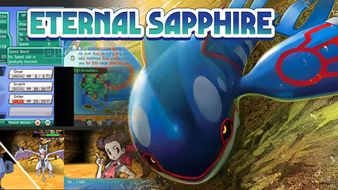 Pokemon Eternal Sapphire - 3DS ROM Hack, modified rom for nuzlocke based on Alpha Sapphire