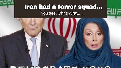 Iran had a terror squad operating on U.S. soil to kill this woman…