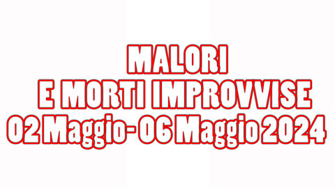 VIDEO N°199 - 02MAGGIO-06MAGGIO 2024