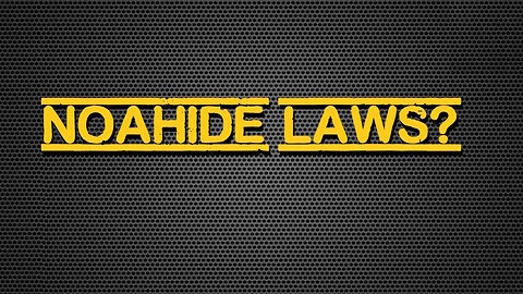 Is American Law The Law Of The Land Or The Noahide Laws?