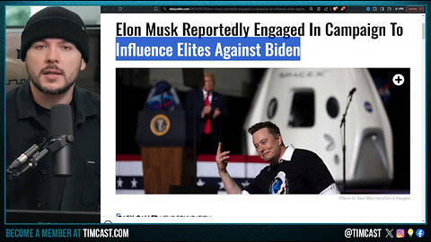 Elon Musk DECLARES WAR On Biden, Holds Meetings To TURN Elites AGAINST Biden