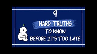 9 Lessons in Life People Learn TOO LATE