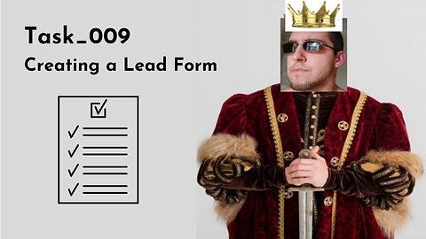 Task_009 | Creating a Lead Form