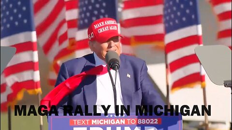 Donald Trump holds MAGA rally In Michigan amid trial