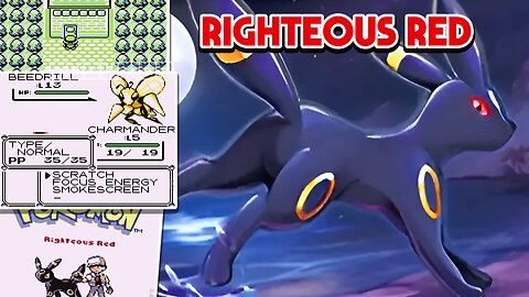 Pokemon Righteous Red - GB ROM Hack has Steel, Dark and Fairy Type, some new Pokemon, tweaked map