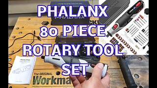 Phalanx PRT R4 4V Rotary Tool, 80 Piece Kit, Nice Case