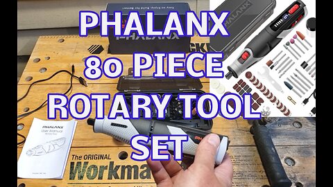 Phalanx PRT R4 4V Rotary Tool, 80 Piece Kit, Nice Case