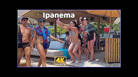 WALK 🇧🇷 IPANEMA beach vlog | Rio de Janeiro BRAZIL 2023