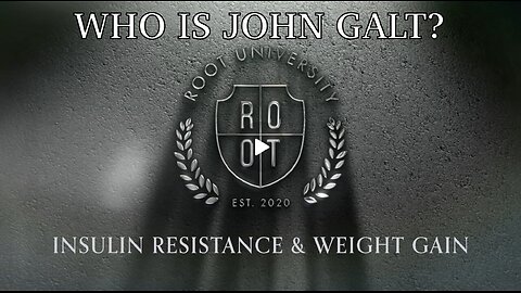 DISCOVER THE ANSWER TO Insulin Resistance & Weight Gain | ROOT University. TY JGANON, SGANON