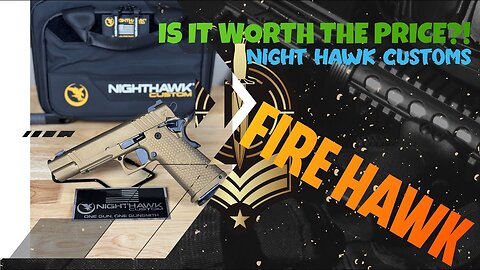 Revolutionary Elegance: Nighthawk Custom Fire Hawk - A Comprehensive Review. Luxury Pistol Spotlight