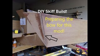 Minor Mod to the Bow, Flats Skiff Boat Build - April 2021