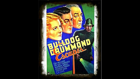 Bulldog Drummond Escapes 1937 | Classic Mystery Drama | Vintage Full Movies