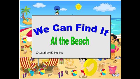 Read Aloud Children's Book We Can Find It At The Beach