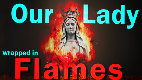 Miraculous Statue of Our Lady: Burning with God's Love!!! #Miracle #ANF #Fatima