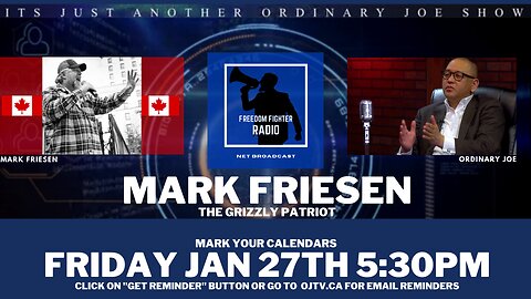 "The Grizzly Patriot" Mr Mark Friesen on The Freedom Fighter Radio Coast to Coast