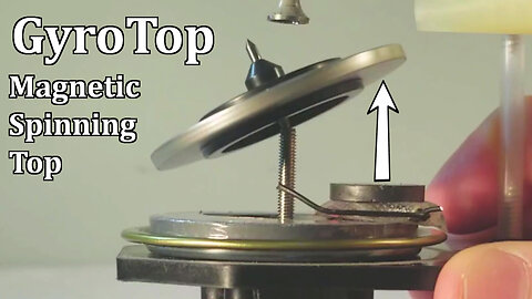 🔬#MESExperiments 29: Magnetic Spinning Top Aligns Opposite of Asymmetric Magnetic Attraction