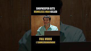 Shopkeeper Kills Homeless Man for P**sing in front of His Store!