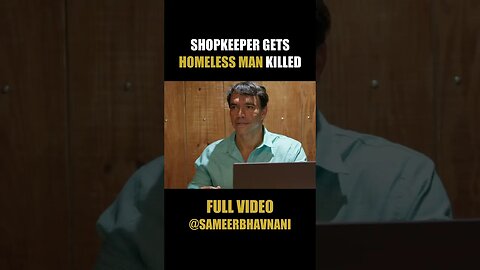 Shopkeeper Kills Homeless Man for P**sing in front of His Store!