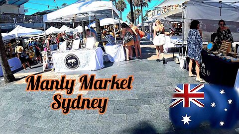 5k Australia's best market, Manly Sydney... beautiful 2023.. walking tour