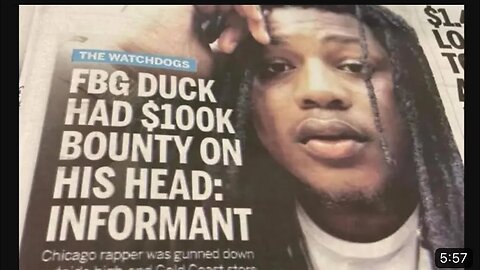 $100K bounty was placed on k!ll!ng Chicago rapper FBG Duck, informant told Chicago police