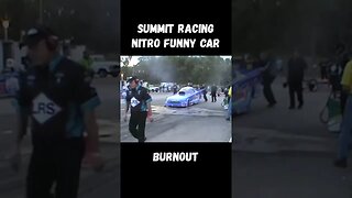 Summit Racing Nitro Funny Car Epic Burnout! #shorts