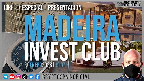 🔴 DIRECTO ESPECIAL | 🎥 PRESENTACIÓN "MADEIRA INVEST CLUB"