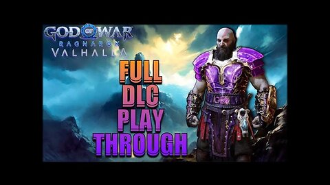 God Of War DLC | Valhalla Full Playthrough