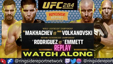 UFC 284: Makhachev vs. Volkanovski | Watch Along | Replay🥊