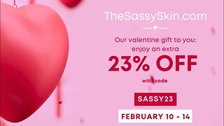 ❤️23% OFF Valentine Sale ❤️@ TheSassySkin.com SASSY23 2/10 - 2/14