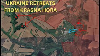 Quick Update, Ukraine Retreats from Krasna Hora