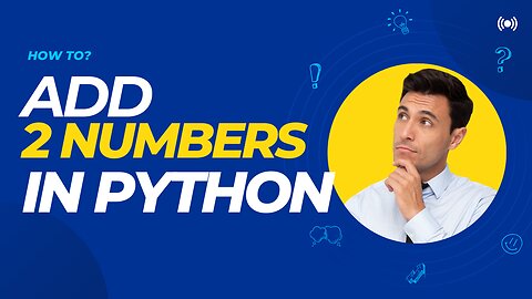 Python code to add 2 numbers using jupyter notebook