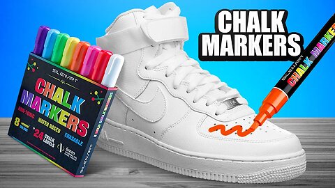 Customizing Shoes With SILENART Chalk Markers! (Satisfying)