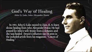 John G. Lake ~ God's Way of Healing (Pamphlet)
