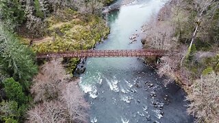 Drone of Middle Fork Willamette River
