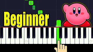 Gourmet Race Kirby - Piano Tutorials Even You can Play + Music Sheets