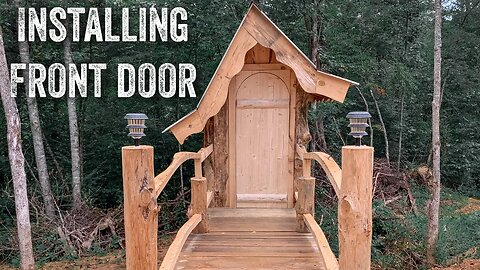 S2 EP17 | HOBBIT STYLE COMPOST TOILET | FRONT DOOR, PANELING & CAMPFIRE COOKOUT