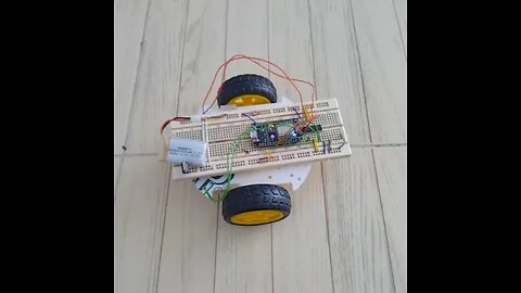 Arduino ESP8266 NodeJS Robot Car Forward and Backward