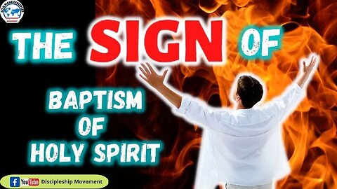 THE SIGN OF BAPTISM OF HOLY SPIRIT