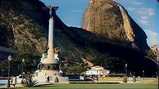 1940 Time Machine Rio de Janeiro - Sugar Loaf, Botafogo, Flamengo and Urca Colorized with AI 4k 60fp