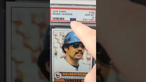 Reggie Jackson Baseball Card Value? #shorts #sportscards