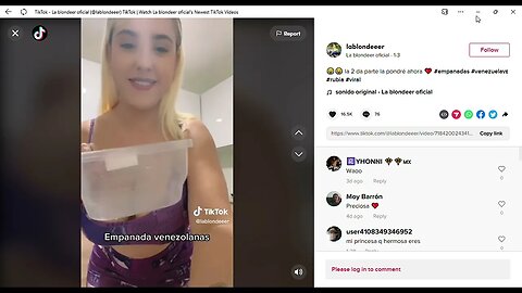 TikTok La blondeer official