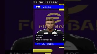 JOGADORES DO VASCO DO NOVO PES 2023 PLAYSTATION 2