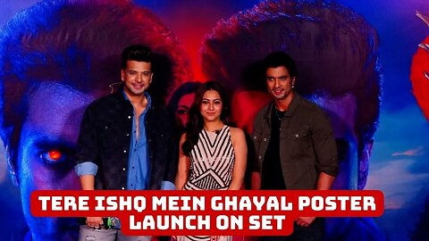 Tere Ishq Mein Ghayal Poster Launch On Set