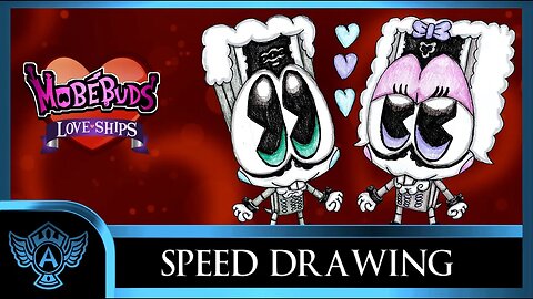 Speed Drawing: MobéBuds Love ships Clouster X Mistia | A.T. Andrei Thomas 2023