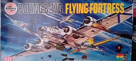 airfix old tool B 17 flying fortress then and now build part 1