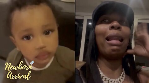 Kash Doll's Son Kashton Tries To Lock Mommy In The Elevator! 😱