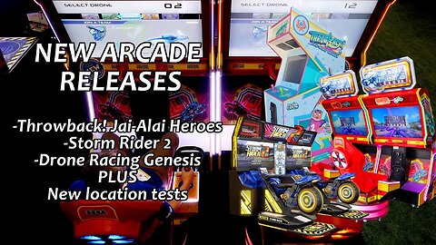 Arcade Releases Jan/Feb 2023: Throwback! Jai-Alai Heroes; Storm Rider 2; Drone Racing Genesis & More