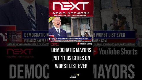 Democratic Mayors Put 11 US Cities On Worst List Ever #shorts